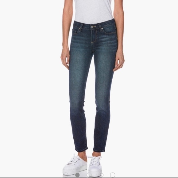 Paige Transcend Verdugo Ankle Skinny Jeans in Nottingham Wash Size 27 - Picture 1 of 11
